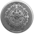 1 troy oz silver AZTEC CALENDAR - CUAUHTEMOC