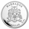 Barbados 1 oz silver OCTOPUS 2023 BU $1