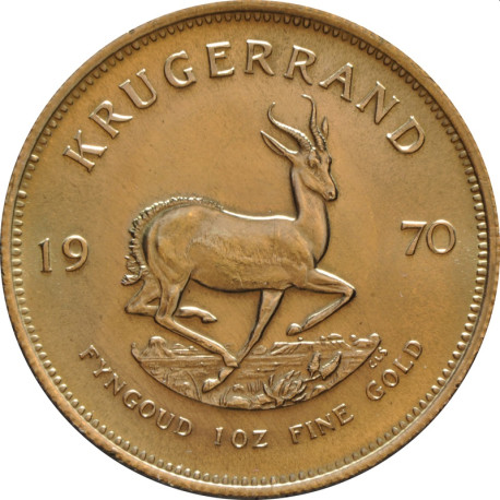 1 oz gold KRUGERRAND 1970 bu
