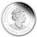 Australian Lunar Series III 2024 Year of the Dragon 1oz Silver Proof Coloured Coin