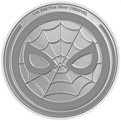 1 oz silver SPIDERMAN 2023 bu $2 