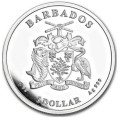 1 oz silver Caribbean PELICAN 2022 Barbados $1