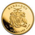 1 oz GOLD PELICAN 2019 Eastern Caribbean N°2 / 8 EC2 ST. KITS & NEVIS $10
