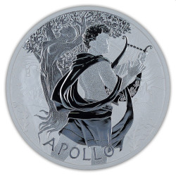 PM 1 oz silver GODS OF OLYMPUS 2023 APOLLO BU $1
