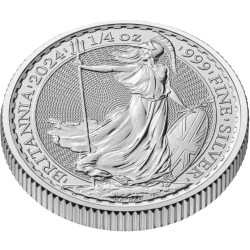 UK 1/4 oz silver BRITANNIA 2025 P50 BU