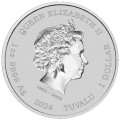 Perth Mint 1 oz silver PINK PANTER 2024 60th Anniversary bu $1