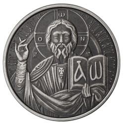 1 oz silver JESUS THEACHER 2023 ANTIQUED 2 Tala