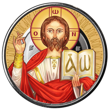 1 oz silver JESUS THEACHER 2023 ANTIQUED 5 Tala