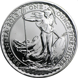 1 oz silver BRITANNIA 2013
