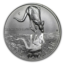 1 oz silver KANGAROO 1997 bu $1