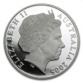 1 oz silver $1 KANGAROO 2005