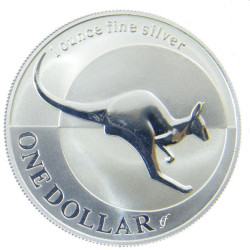 1 oz silver $1 KANGAROO 2004