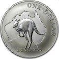 1 oz silver $1 KANGAROO 2000