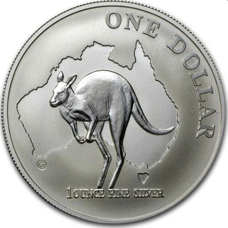 1 oz silver $1 KANGAROO 2000