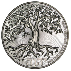 Niue 5 oz silver TREE OF LIFE 2021 $10 bu