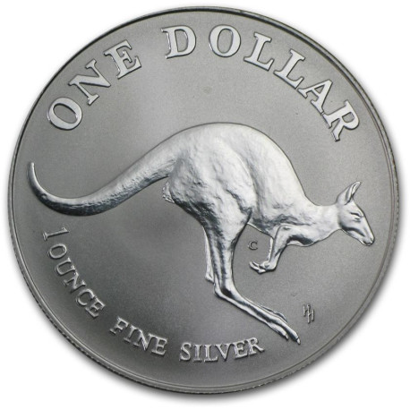 1 oz silver $1 KANGAROO 1994 $1 bu