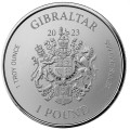 Gibraltar 1 oz silver WAR ELEPHANT 2022 $1