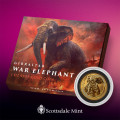 Gibraltar 1 oz GOLD WAR ELEPHANT 2022 $1 Proof