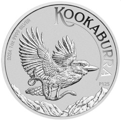 PM 1 oz silver KOOKABURRA 2024 $1 Australia bu