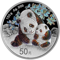 150 gr silver PANDA 2023 PROOF 50 Yuan