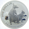 1 oz silver $1 KANGAROO 2011