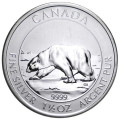 2017 Polar Bear 1/2oz Silver Proof Coin