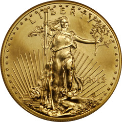 USA 1 oz GOLD Eagle 2015 bu $50