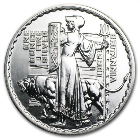 1 oz silver BRITANNIA 2001