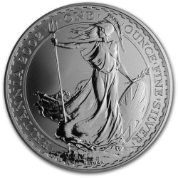 1 oz silver BRITANNIA 2002