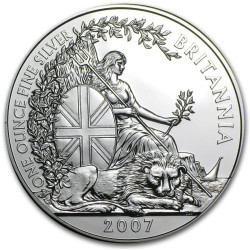 1 oz silver Britannia 2007 