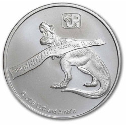 Niue 1 oz silver JURASSIC PARK 2023 bu $0.50