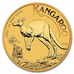 PM 1 oz GOLD NUGGET 2024 BU $100 Australia Kangaroo
