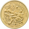 GOLD 1 oz GOLD MYTHS & LEGENDS 2023 £100 MORGAN LE FAY