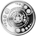 1 oz silver 5 CEDIS Ghana ALIEN 2023 ANTIQUED 20 CEDIS