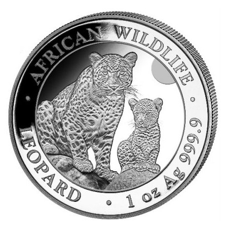 1 oz silver SOMALIA LEOPARD 2023 - 100 shillings