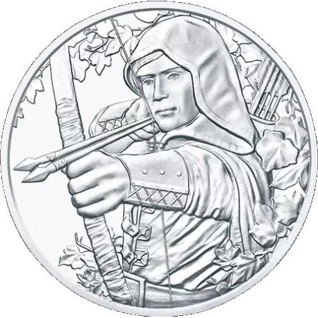 1 oz silver 825th ANNIVERSARY AUSTRIAN MINT 2019 ROBIN HOOD 1.5€ 