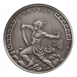 Heroes of Greek Mythology 1 oz silver 2023 HERCULES $2 ANTIQUED