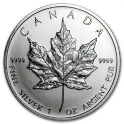 1 oz silver MAPLE LEAF 2012 $5 bu
