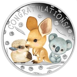 PM Newborn 2021 1/2oz Silver Proof Coin GEBOORTE geschenk