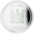 1 oz silver Fiji $1MERMAID RISING 2018