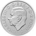 UK 1 oz silver BRITANNIA - LIBERTY 2024 £2 BU
