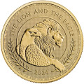 UK 1 oz GOLD BRITANNIA - LIBERTY 2024 £100 BU