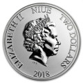 1 oz silver NIUE 2018 DARTH VADER $2 bu