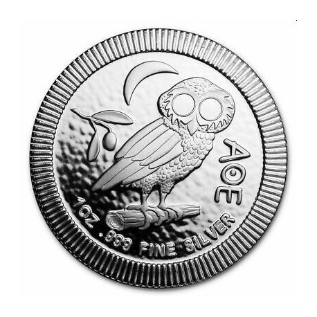 1/4 oz silver Athenian Owl