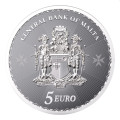 1 oz silver MALTESE CROSS 2023 bu 5 eur