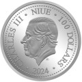 1 kilo silver Niue PHOENIX 2024 $100 Proof-Like
