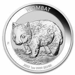 Perth Mint Dreaming Down Under – Wombat 2021 1/2oz Silver Proof Coin