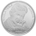 1 oz silver NIKOLA TESLA 2023 HIGH VOLTAGE 100 Dinar bu 