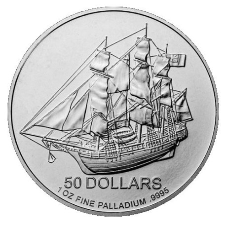 1 oz PALLADIUM BERMUDA 1987 $25 SEA VENTURE