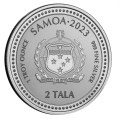 1 oz silver Samoan Seahorse 2019 2tala